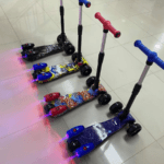 Patineta Scooter Monopatin Con Humo Blue