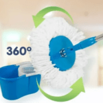 Balde Trapero Microfibra Acero 360°