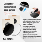 CARGADOR INALAMBRICO PARA IPHONE